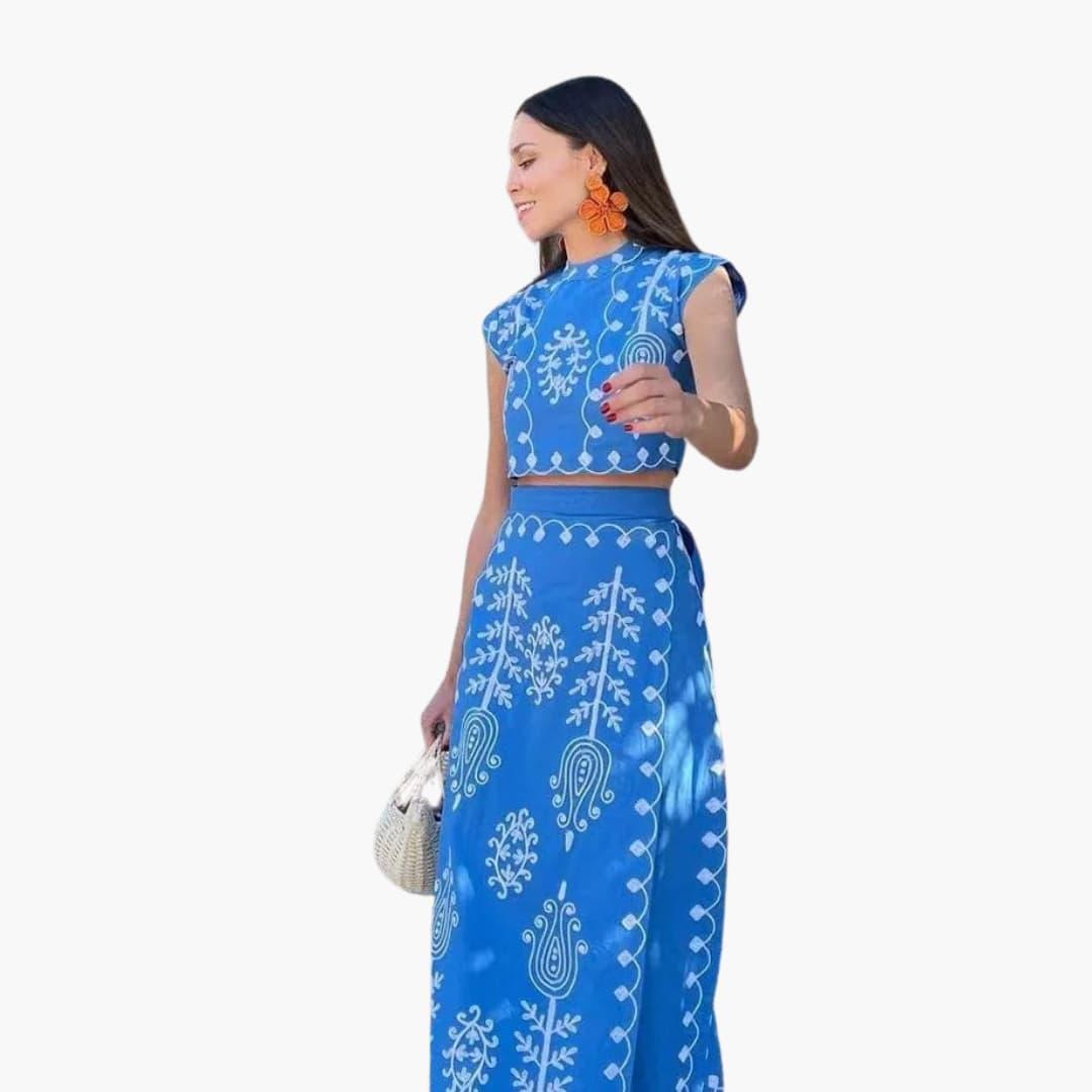 Boho Floral Midi Dress - Lightweight Summer Dress for Women -  Made By Riley