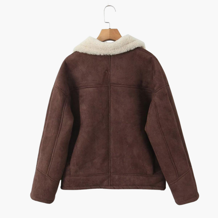 Vintage Faux Shearling Jacket - Women&