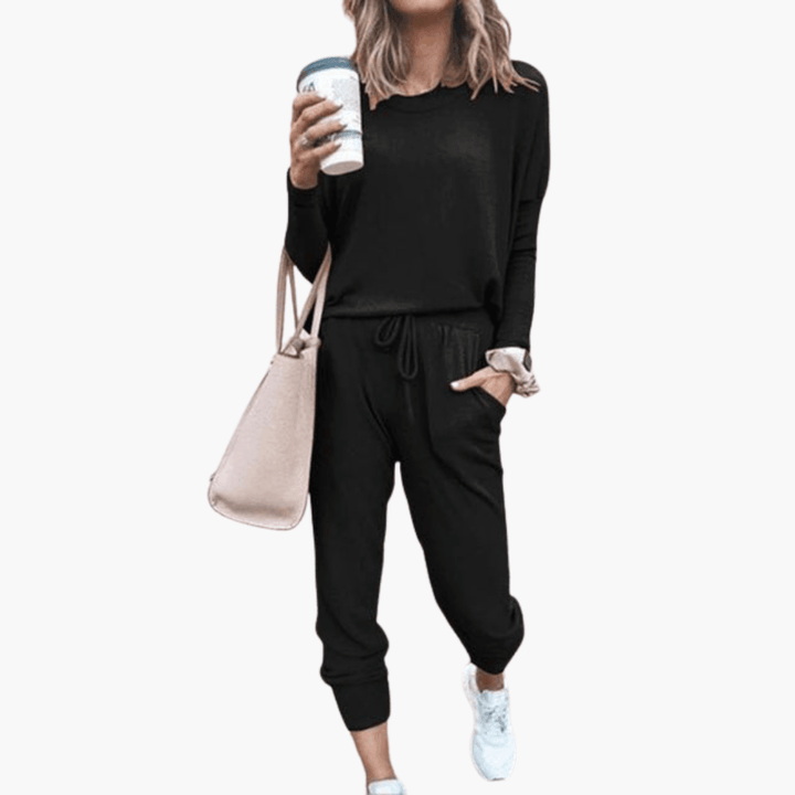 Women’s Two-Piece Set with Relaxed Fit and Coordinated Design