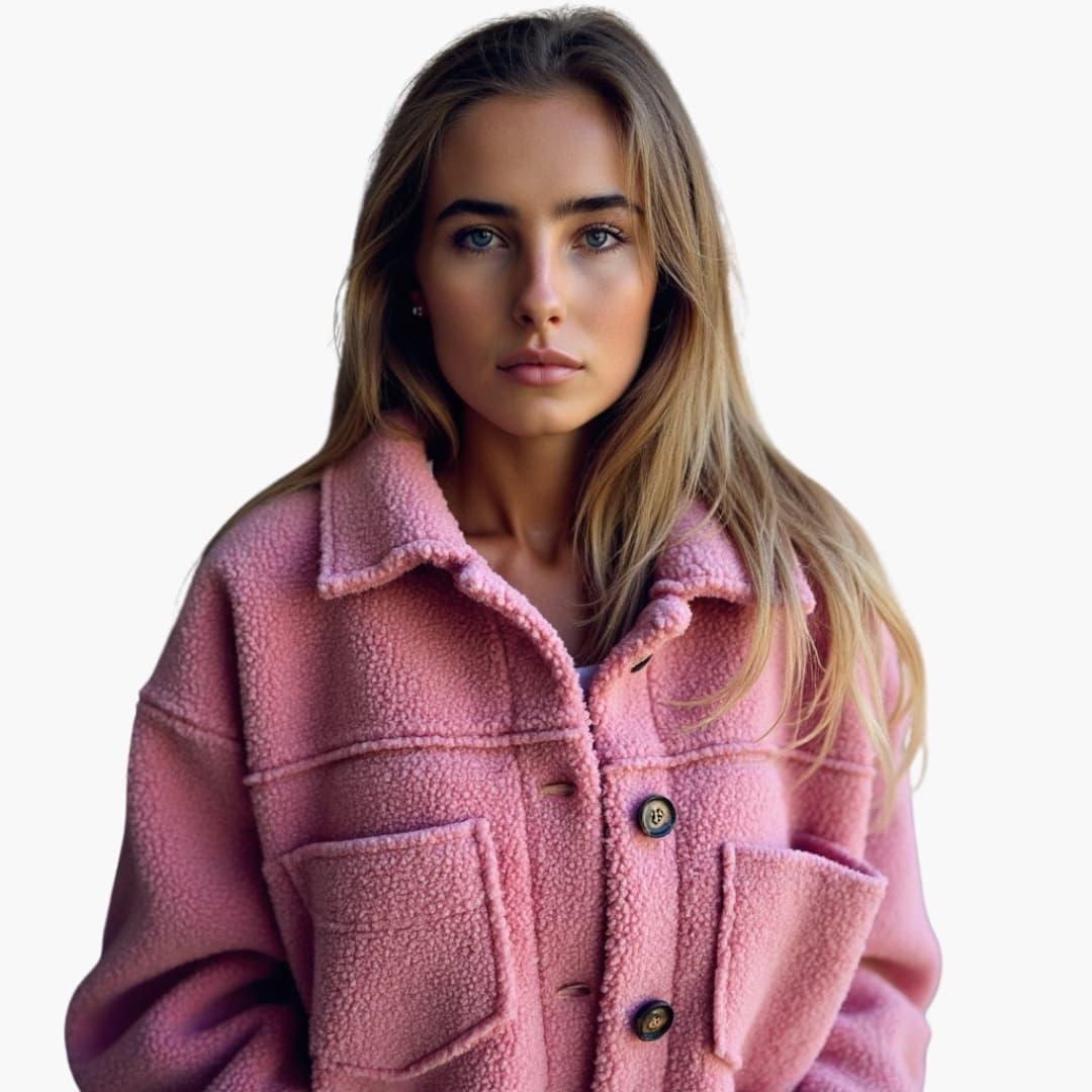 Women’s Longline Coat with Shaped Silhouette and Inner Lining