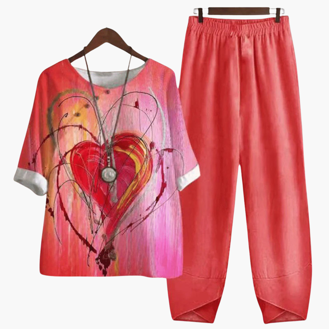 Women’s Co - Ord Set with Coordinated Design and Relaxed Fit