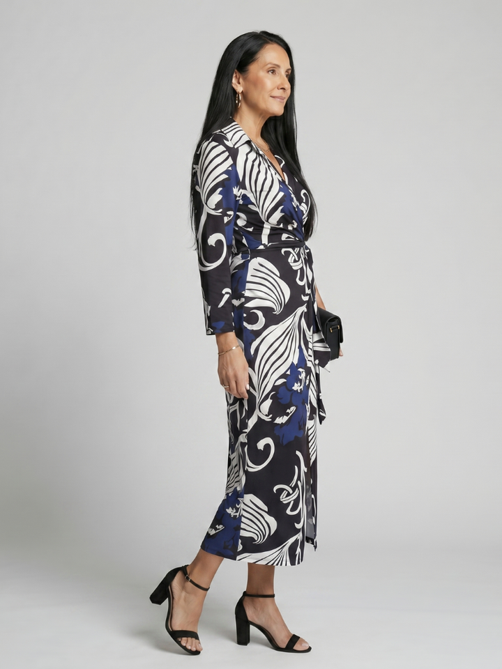Elden | Relaxed Wrap Midi Dress