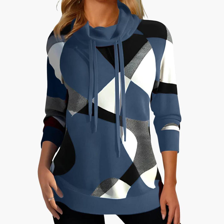 Casual Pullover Hoodie for Women - Trendy Color Block Design -  Made By Riley