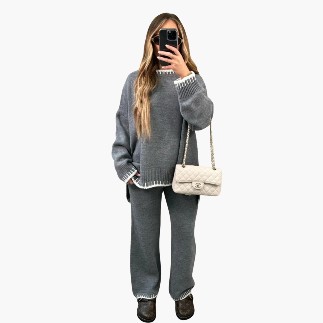 Women’s Knit Two-Piece Lounge Set