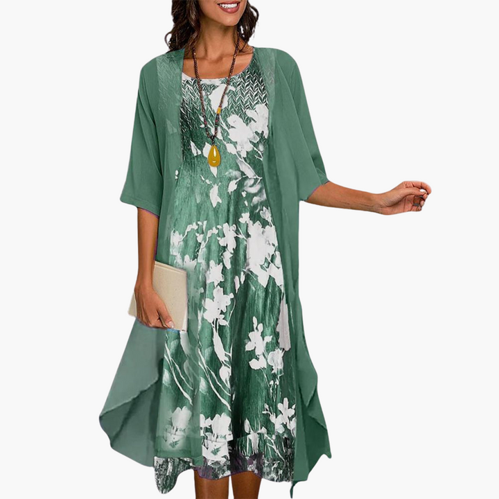Women’s Dress with Elasticated Waist and Relaxed Fit