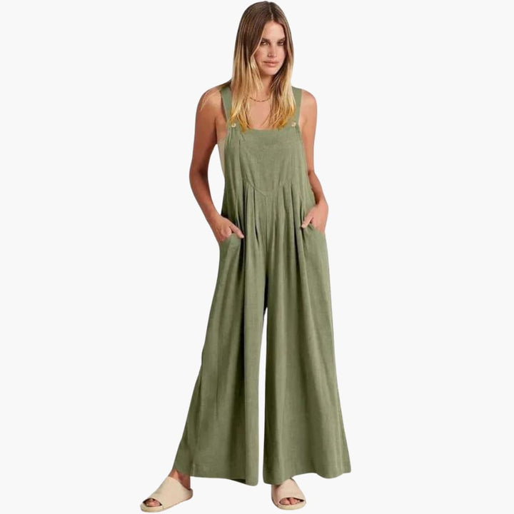 Women’s Relaxed Jumpsuit with Side Pockets