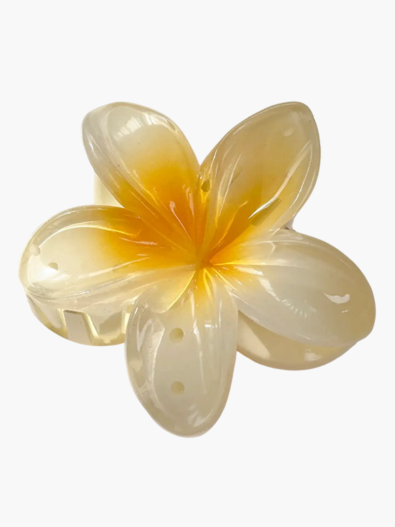Women’s Hair Claw Clip with Floral Design