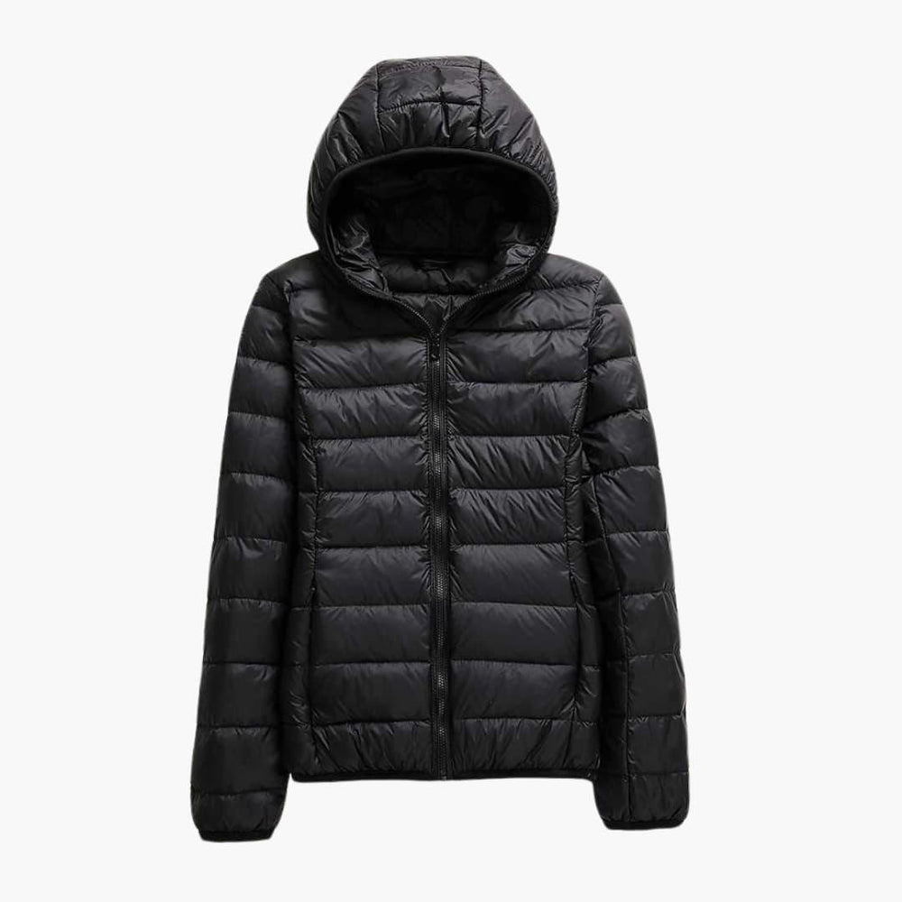 Isabella | Women’s Down Jacket with Hood -  Made By Riley