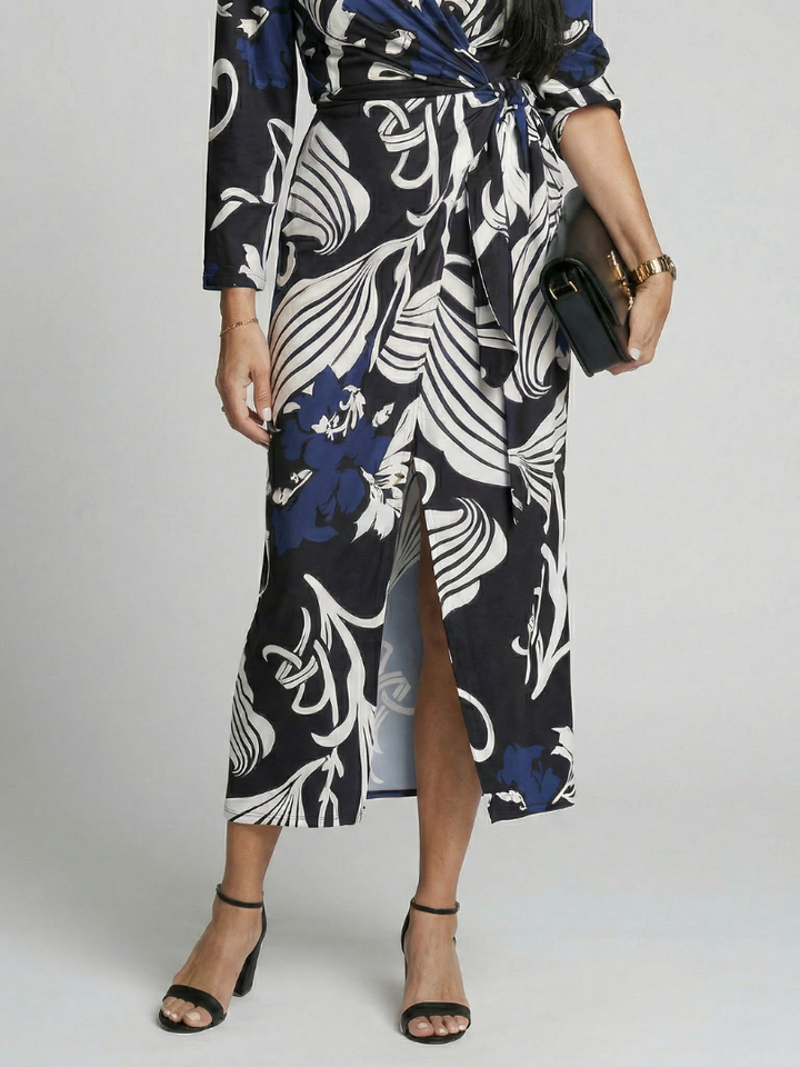 Elden | Relaxed Wrap Midi Dress