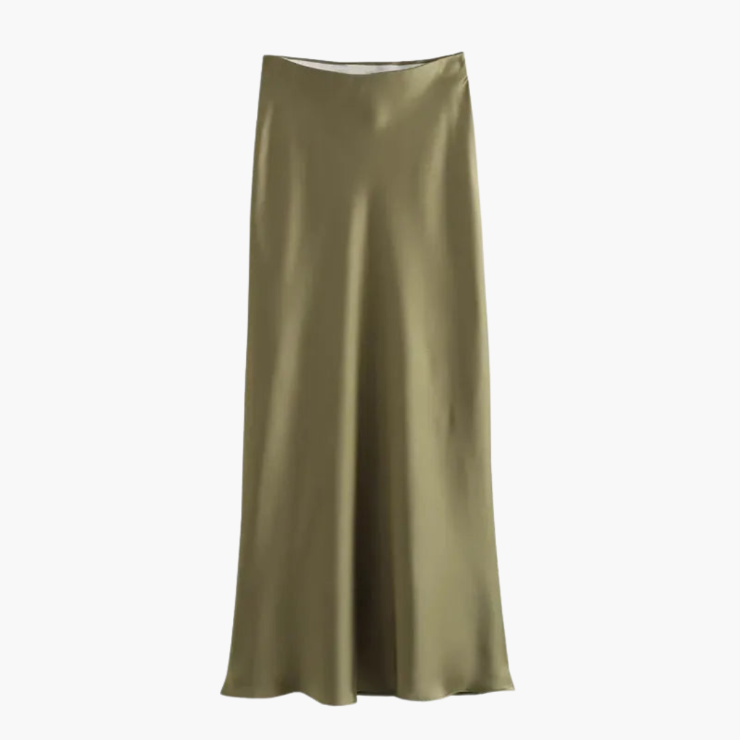 Women’s Midi Skirt with High Waist