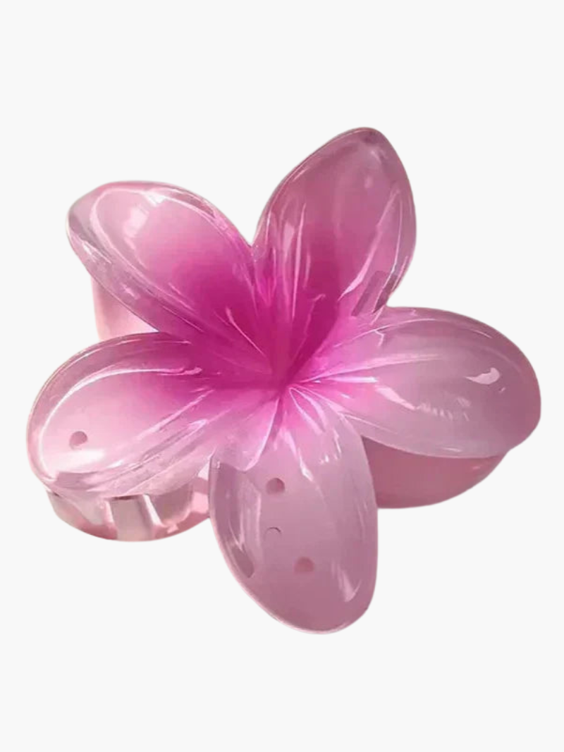 Women’s Hair Claw Clip with Floral Design