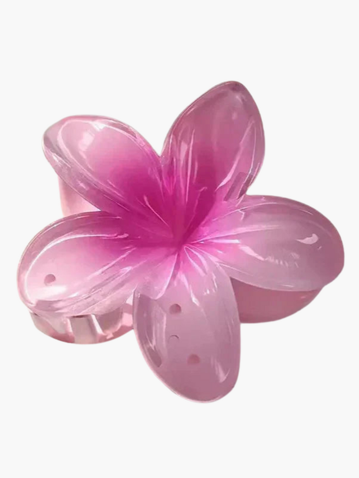 Women’s Hair Claw Clip with Floral Design