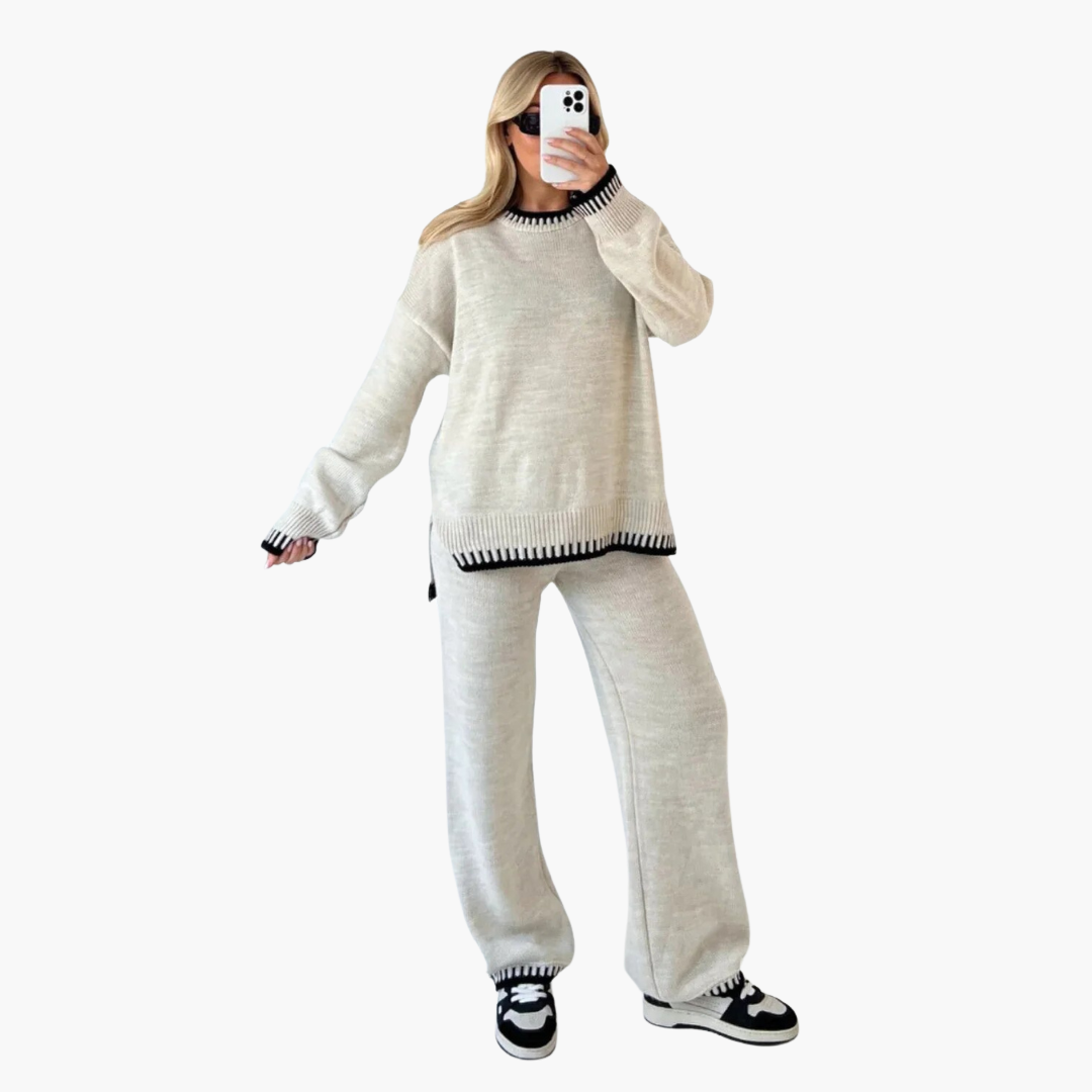 Women’s Knit Two-Piece Lounge Set