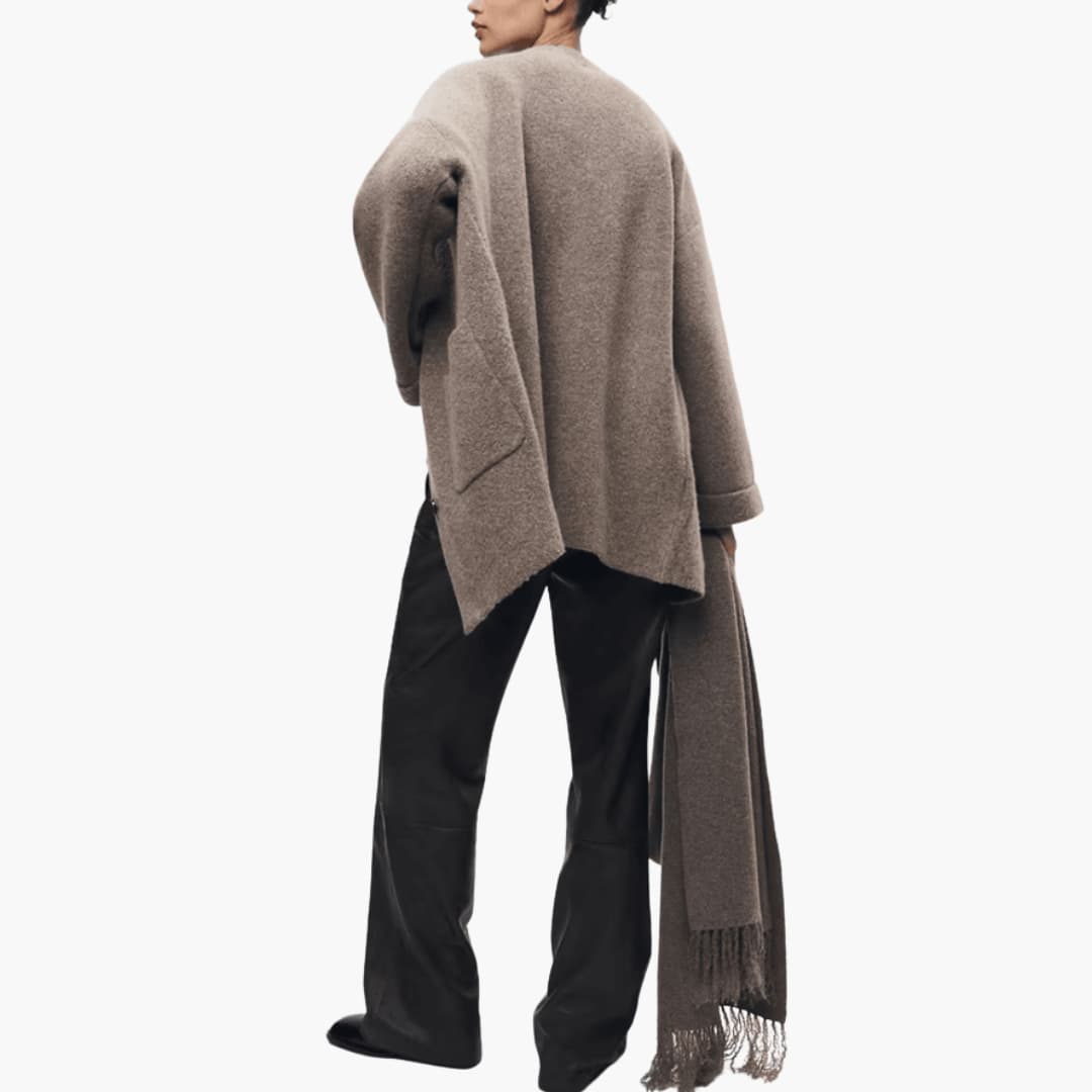 Button-Up Cardigan for Women – Cozy Knit with Matching Scarf -  Made By Riley