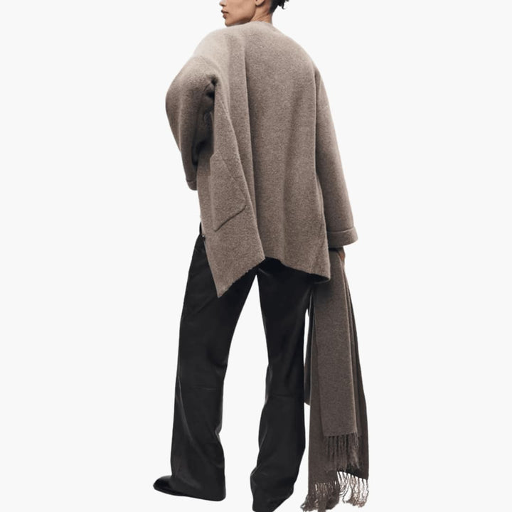 Button-Up Cardigan for Women – Cozy Knit with Matching Scarf -  Made By Riley
