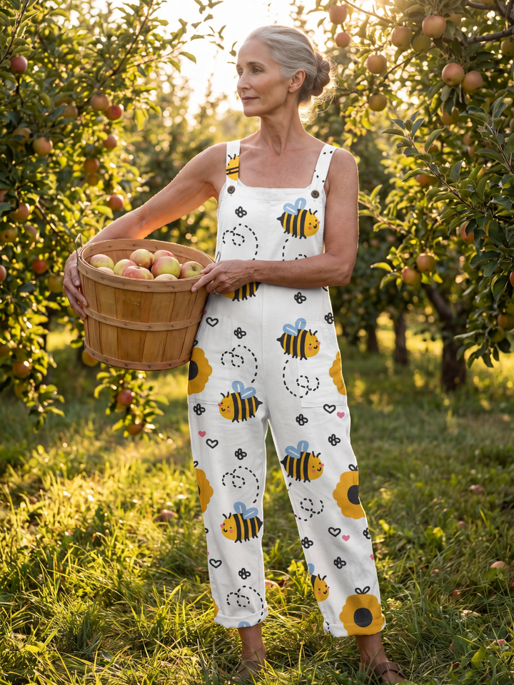 Moxie | Bee Flower Jumpsuit