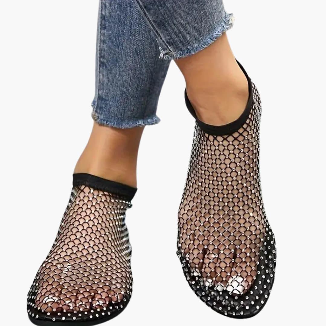 Women’s Summer Sandals with Breathable Mesh and Cushioned Sole