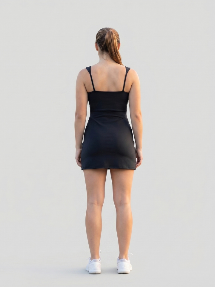 Velune | Square Neck Tennis Dress