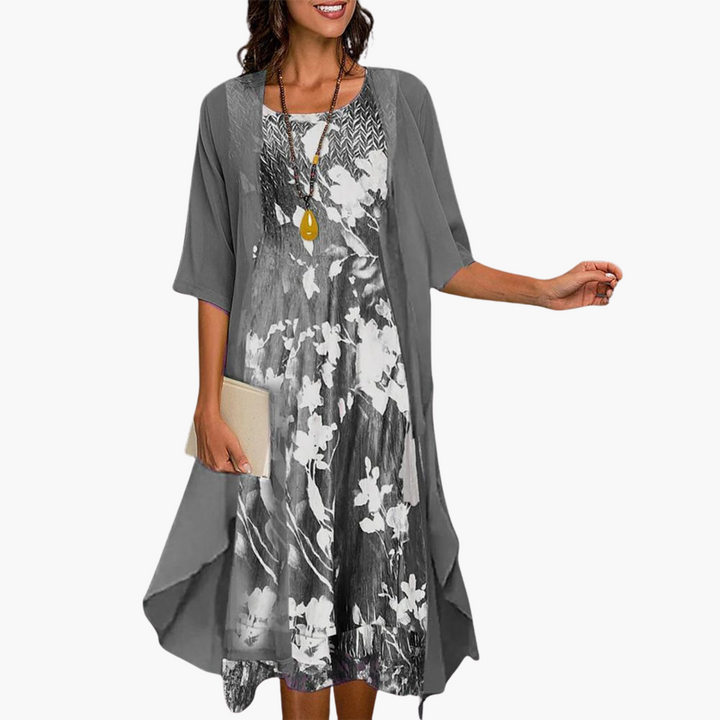 Women’s Dress with Elasticated Waist and Relaxed Fit