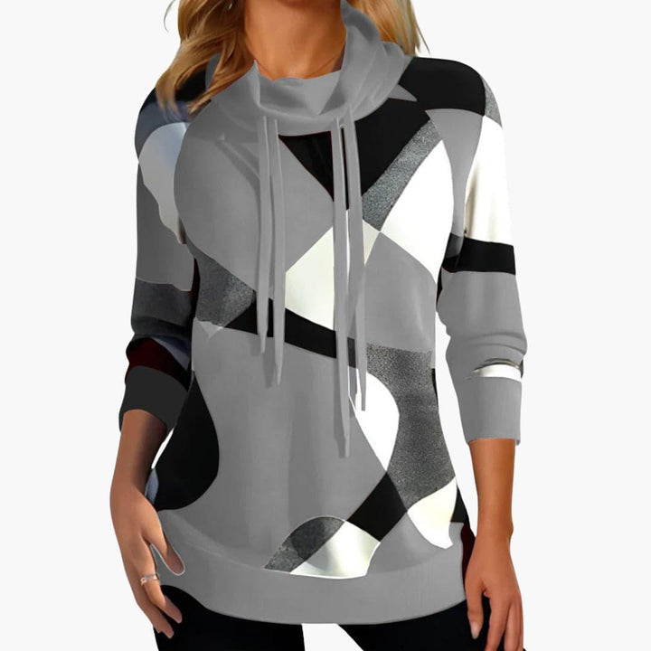 Casual Pullover Hoodie for Women - Trendy Color Block Design -  Made By Riley