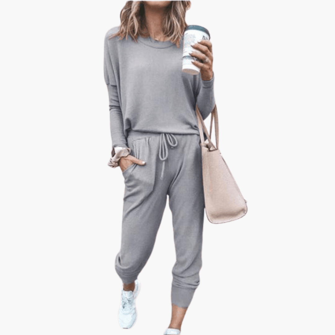 Women’s Two-Piece Set with Relaxed Fit and Coordinated Design