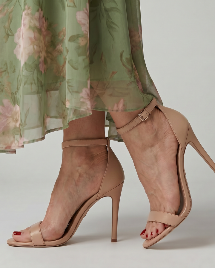 Oriana | Strappy Open Toe Stiletto Sandals