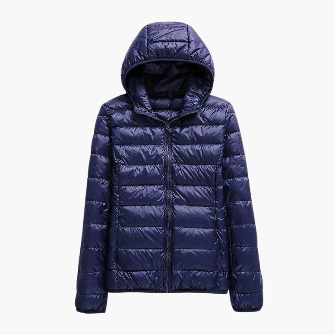 Isabella | Women’s Down Jacket with Hood -  Made By Riley