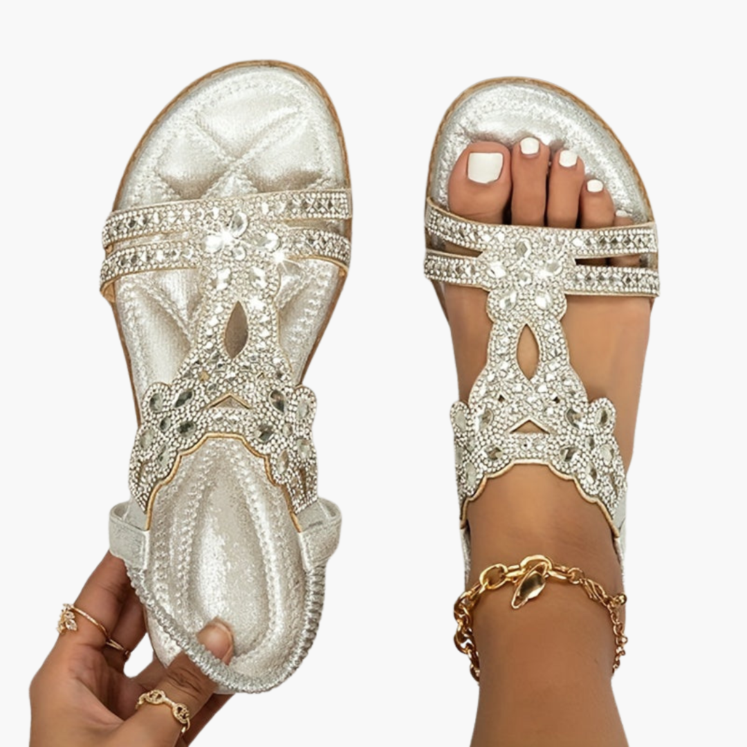 Women’s Boho Sandals with Footbed and Stylish Straps