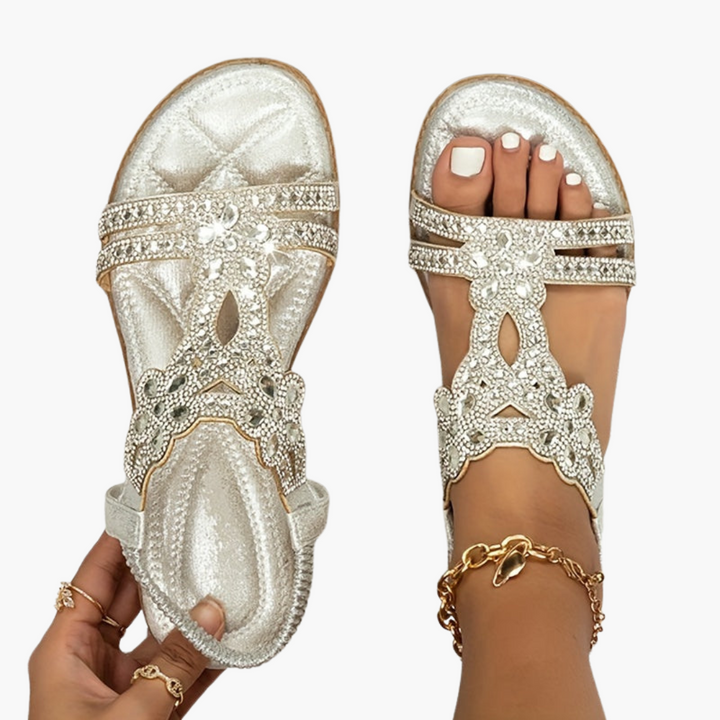 Women’s Boho Sandals with Footbed and Stylish Straps