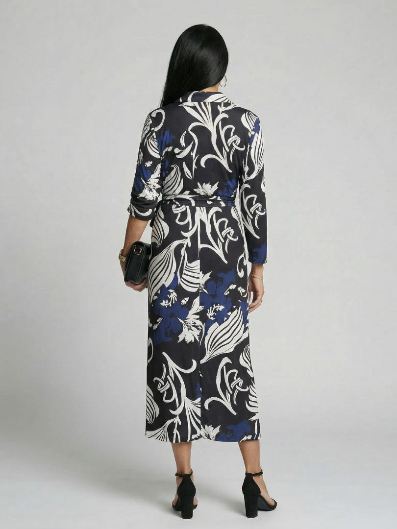 Elden | Relaxed Wrap Midi Dress