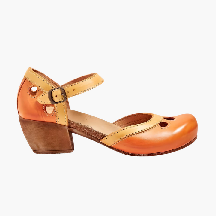 Women’s Closed-Toe Sandals with Adjustable Ankle Strap and Cushioned Sole