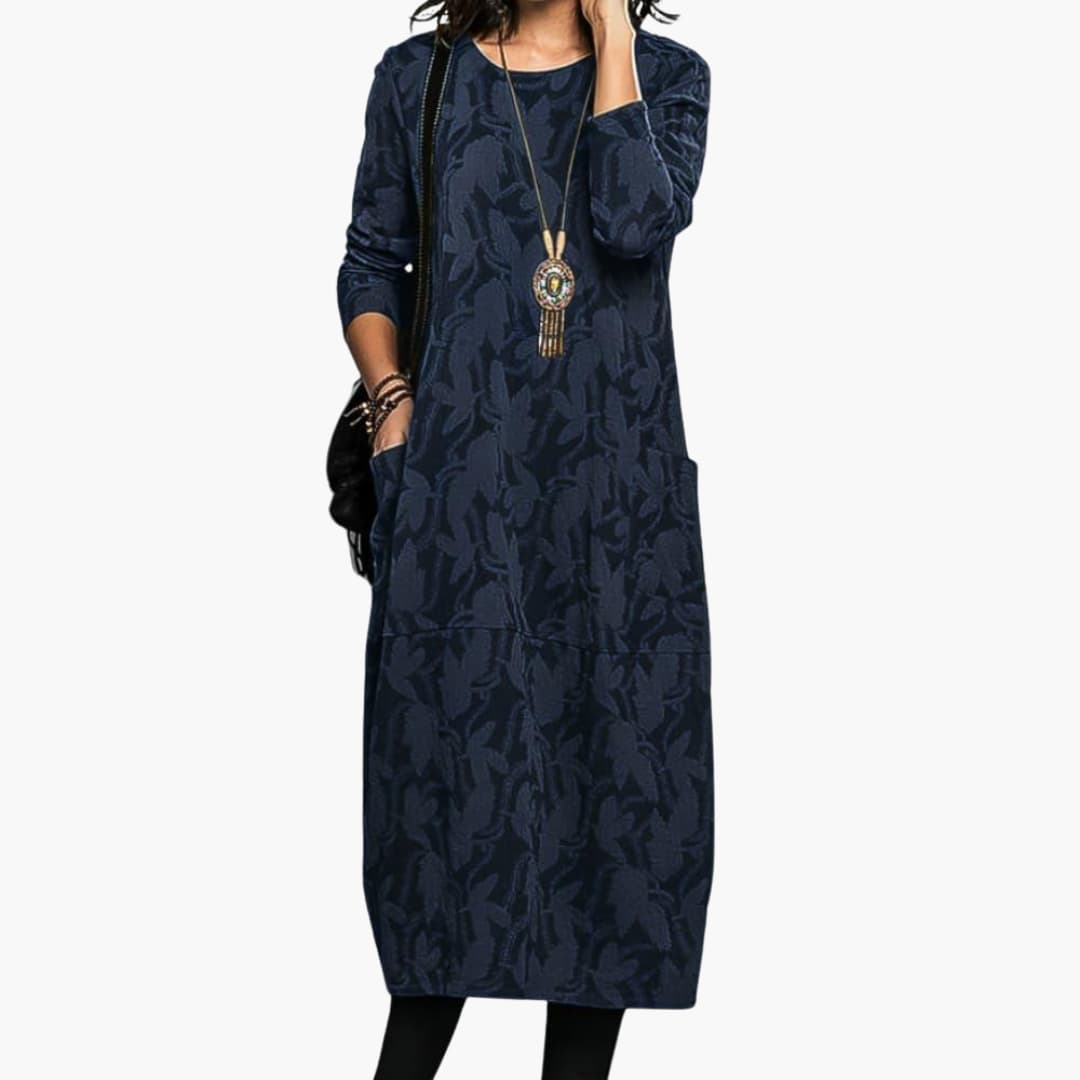 Casual Long Sleeve Winter Dress – Stylish &amp; Warm for Women -  Made By Riley