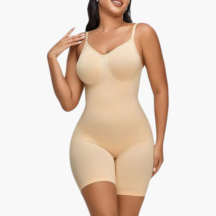 Women’s Bodysuit Shapewear with Tummy Control and Seamless Design