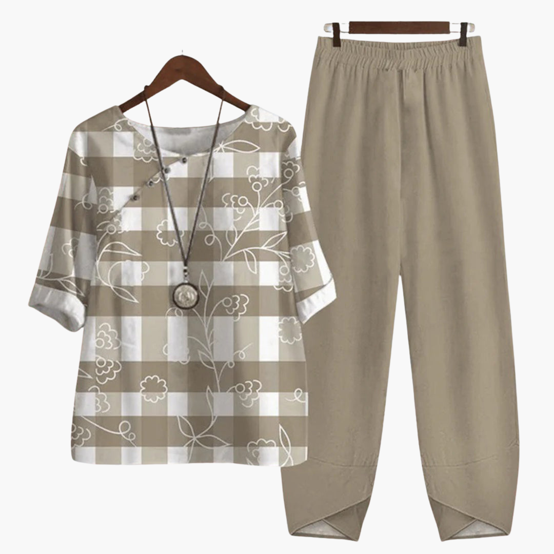 Women’s Co - Ord Set with Coordinated Design and Relaxed Fit