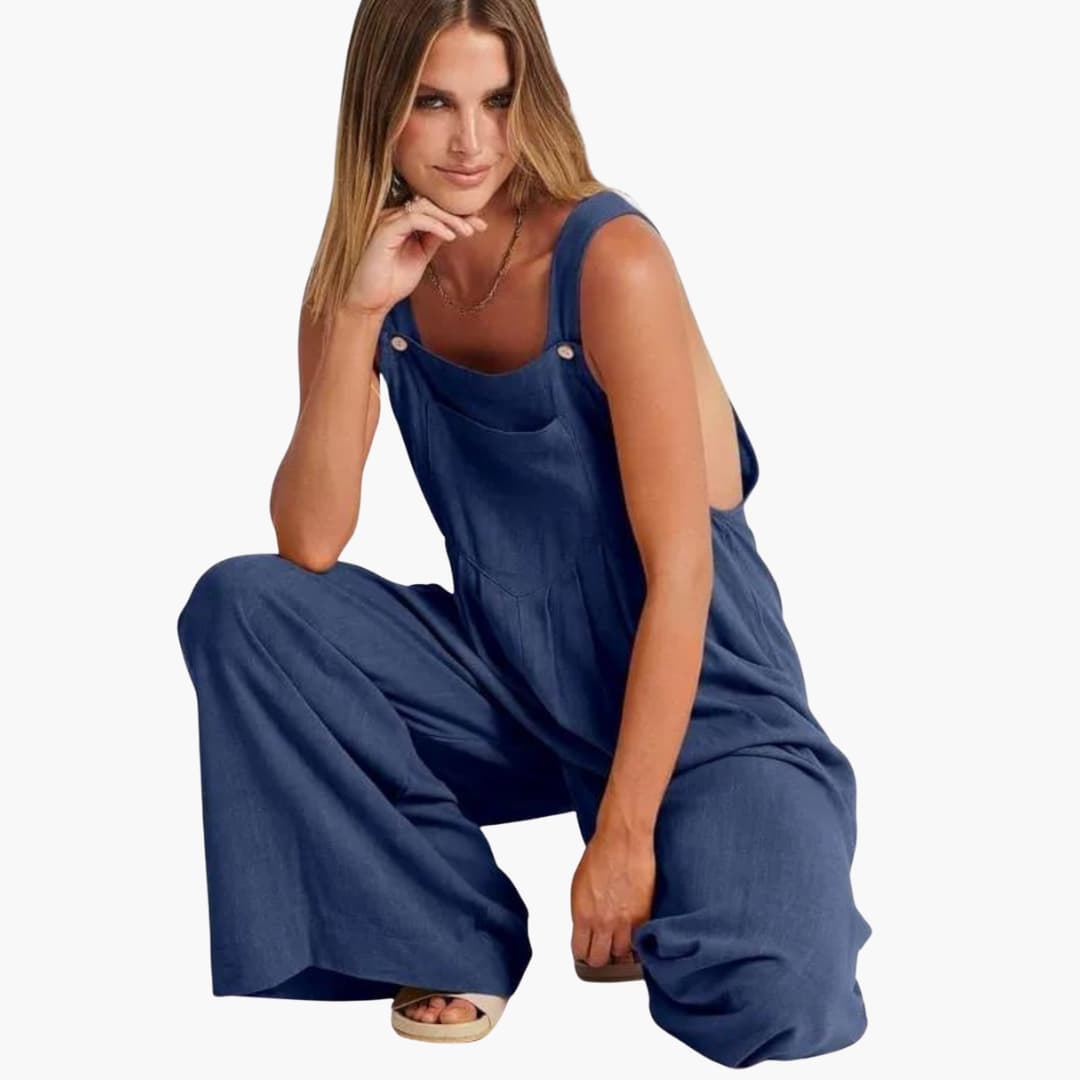 Women’s Relaxed Jumpsuit with Side Pockets