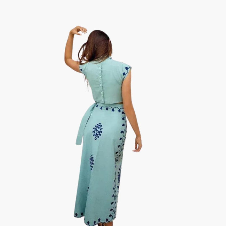 Boho Floral Midi Dress - Lightweight Summer Dress for Women -  Made By Riley