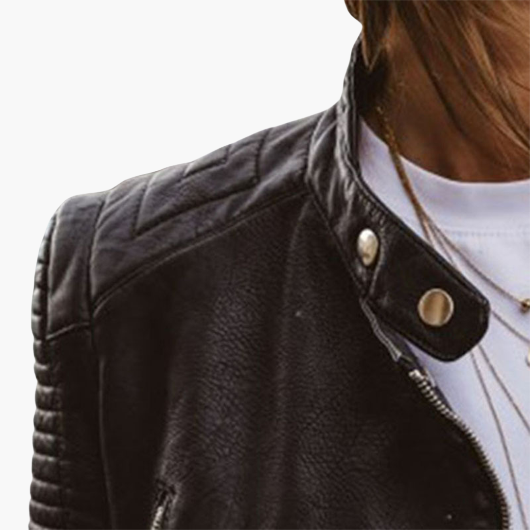 Women’s Jacket with Structured Shape and Defined Seam Detailing