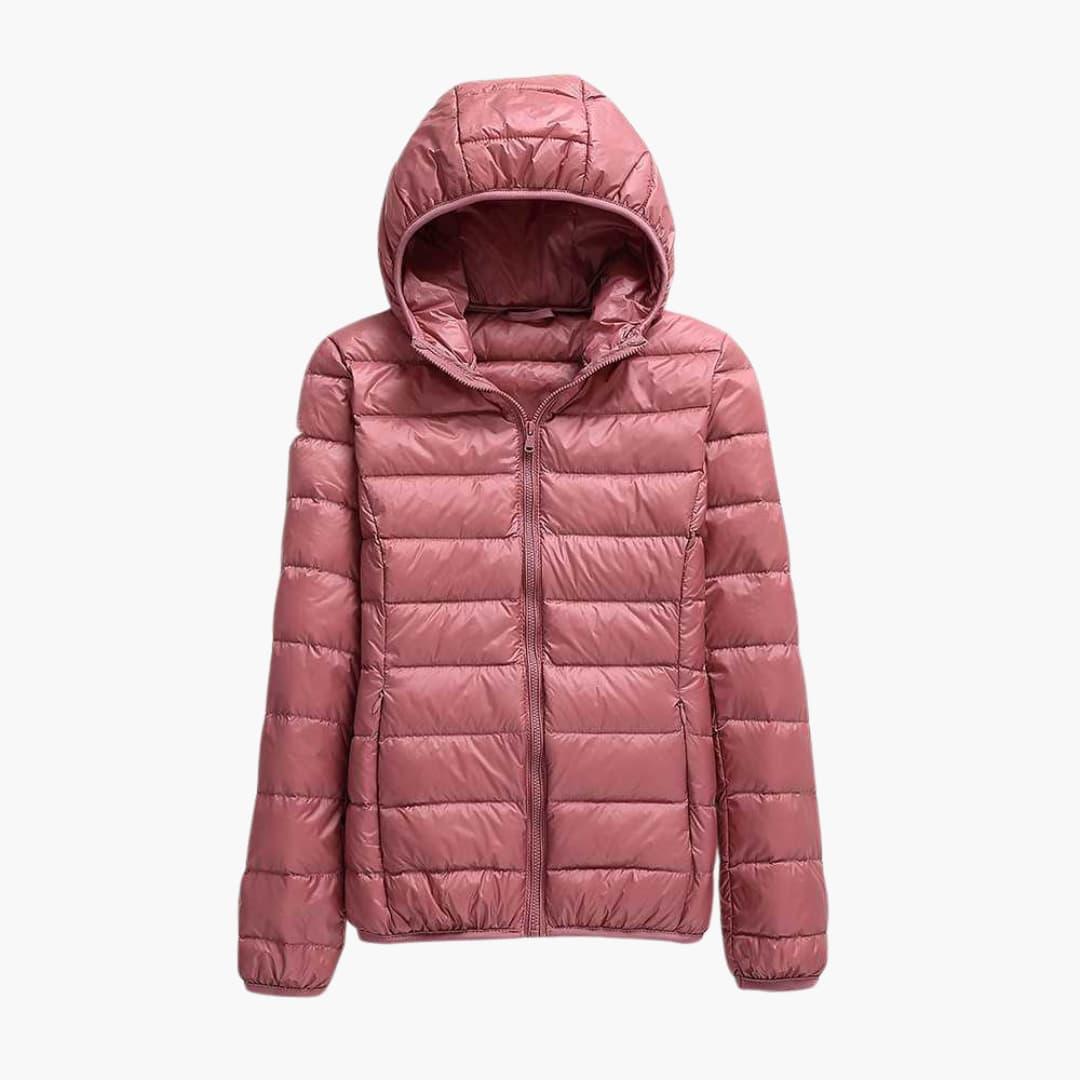 Isabella | Women’s Down Jacket with Hood -  Made By Riley