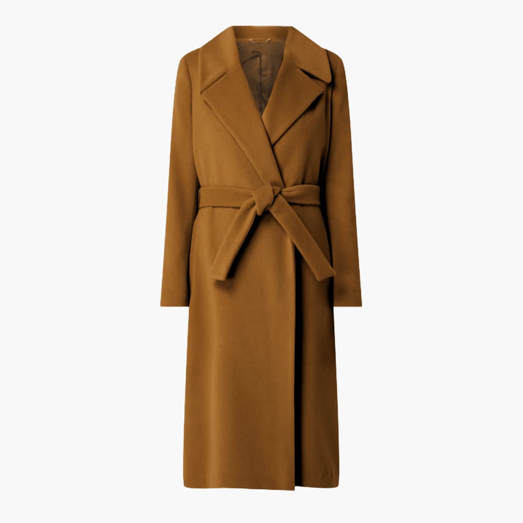Belted Trench Coat - Women&