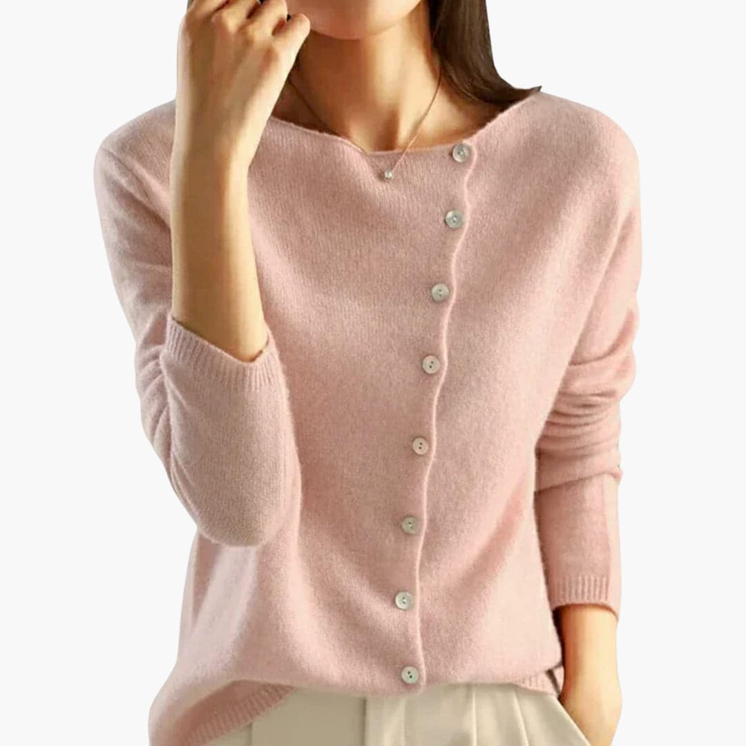Long-Sleeve Buttoned Cardigan for Women – Stylish &amp; Comfortable