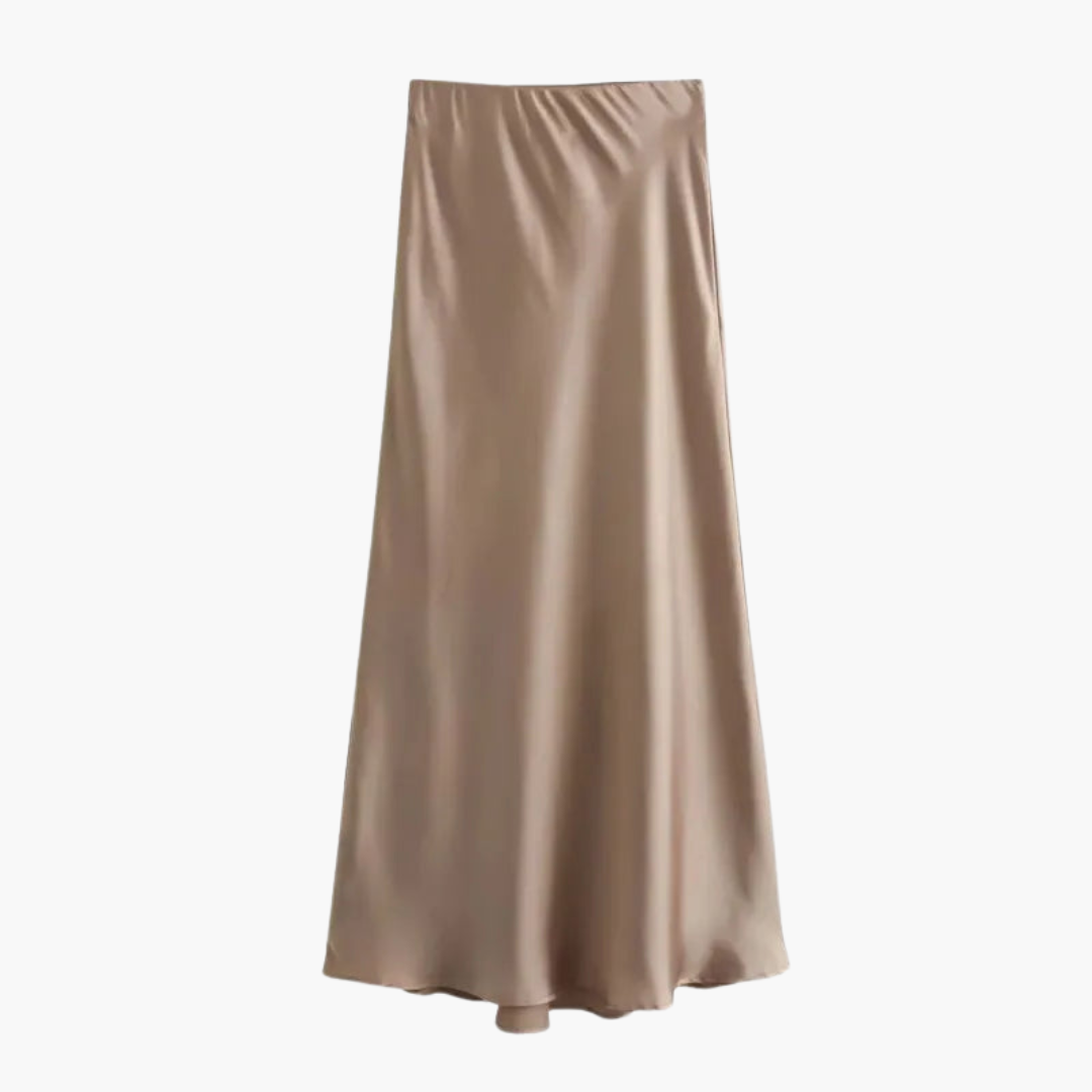 Women’s Midi Skirt with High Waist