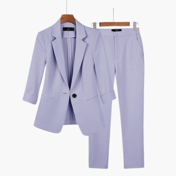 Women’s Blazer and Trouser Set with Tailored Fit