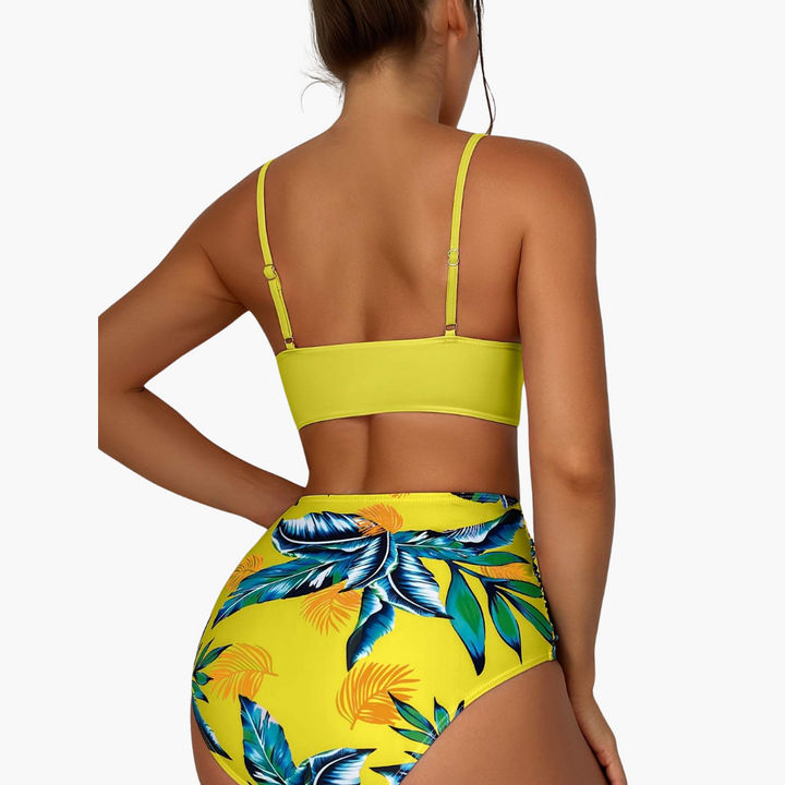 Women’s Push-Up Bikini Set with High-Waist Bottom