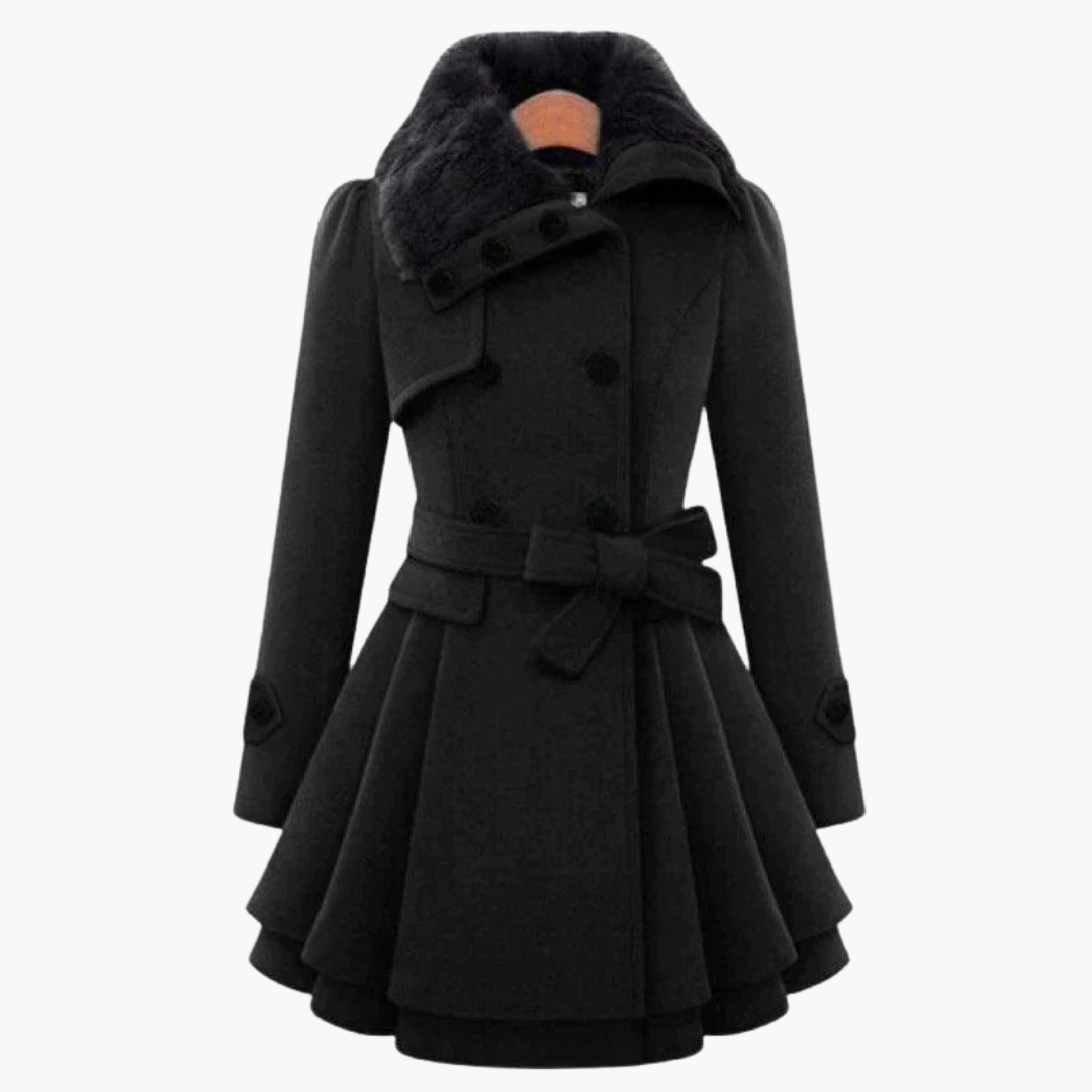 Women’s Trench Coat with Belted Waist