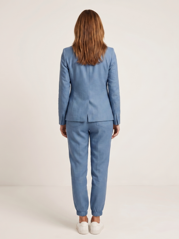 Ines | Notch Collar Relaxed Tailored Suit
