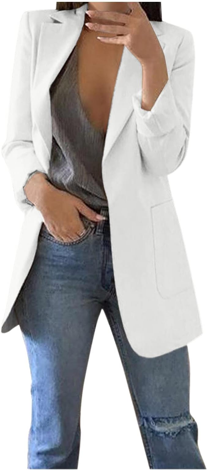 Women’s Blazer with Fitted Shape and Structured Silhouette