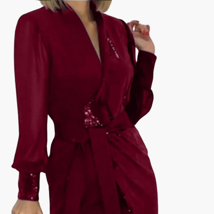 Women’s Formal Dress with Long Sleeves