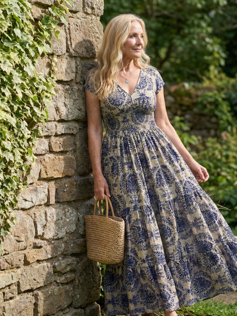 Melior | Printed Flow Maxi Dress