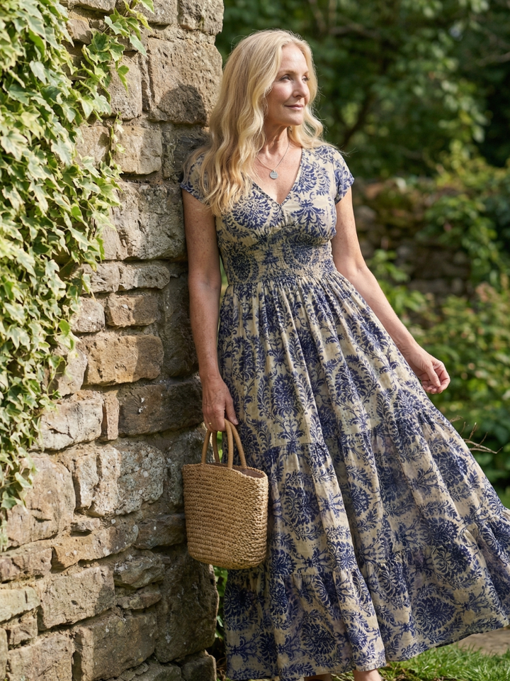 Melior | Printed Flow Maxi Dress