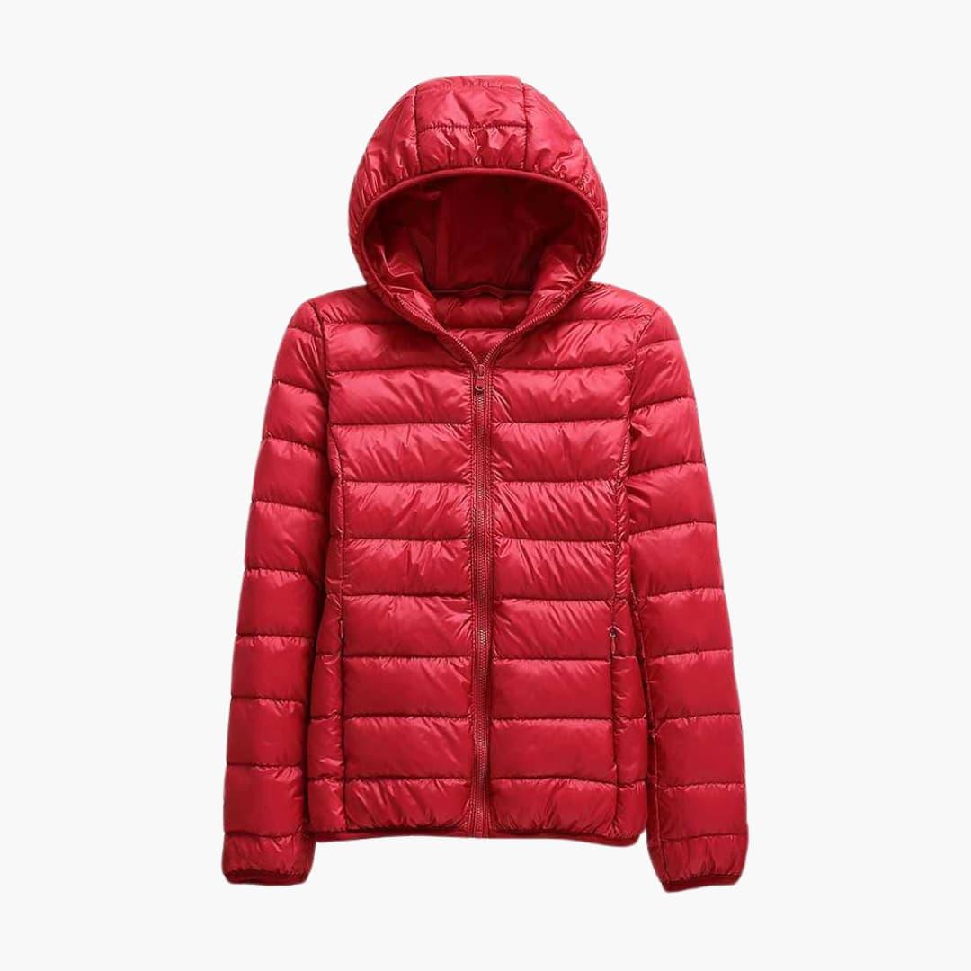 Isabella | Women’s Down Jacket with Hood -  Made By Riley